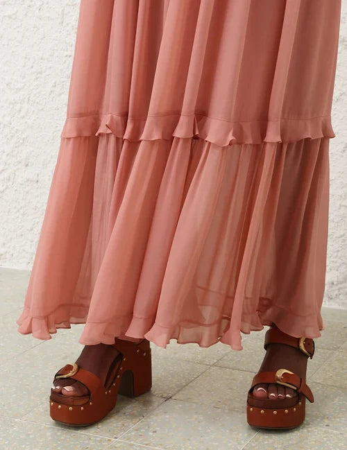 Zimmermann Luna Frilled Dress