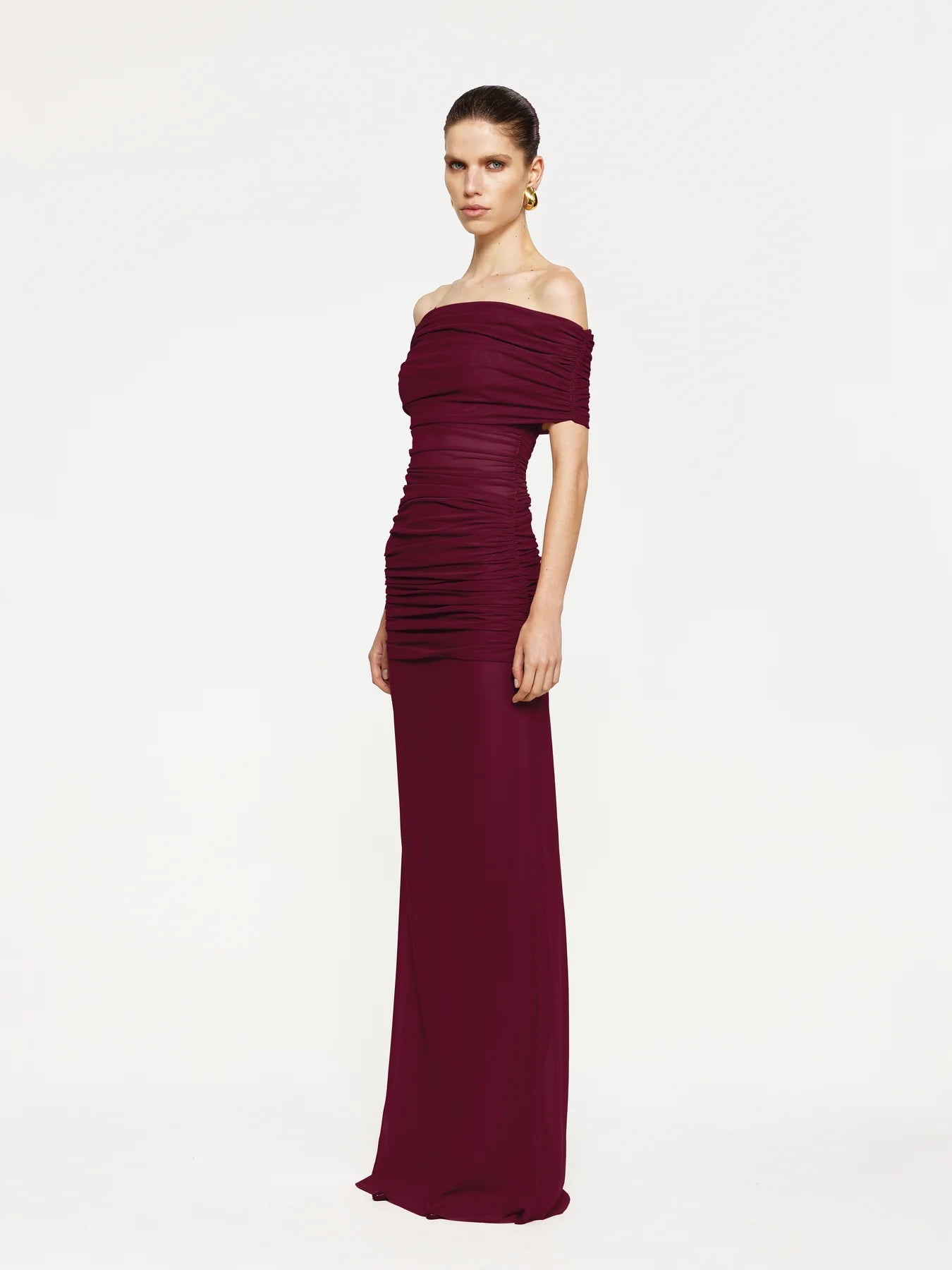 Windsor Gown, Burgundy