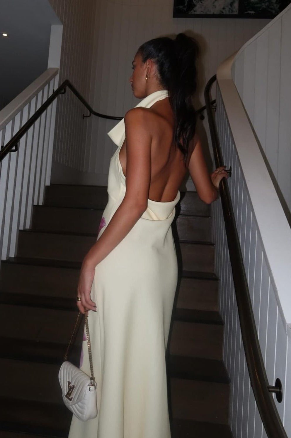 With Harper Cowl Slip Dress, Iris Floral