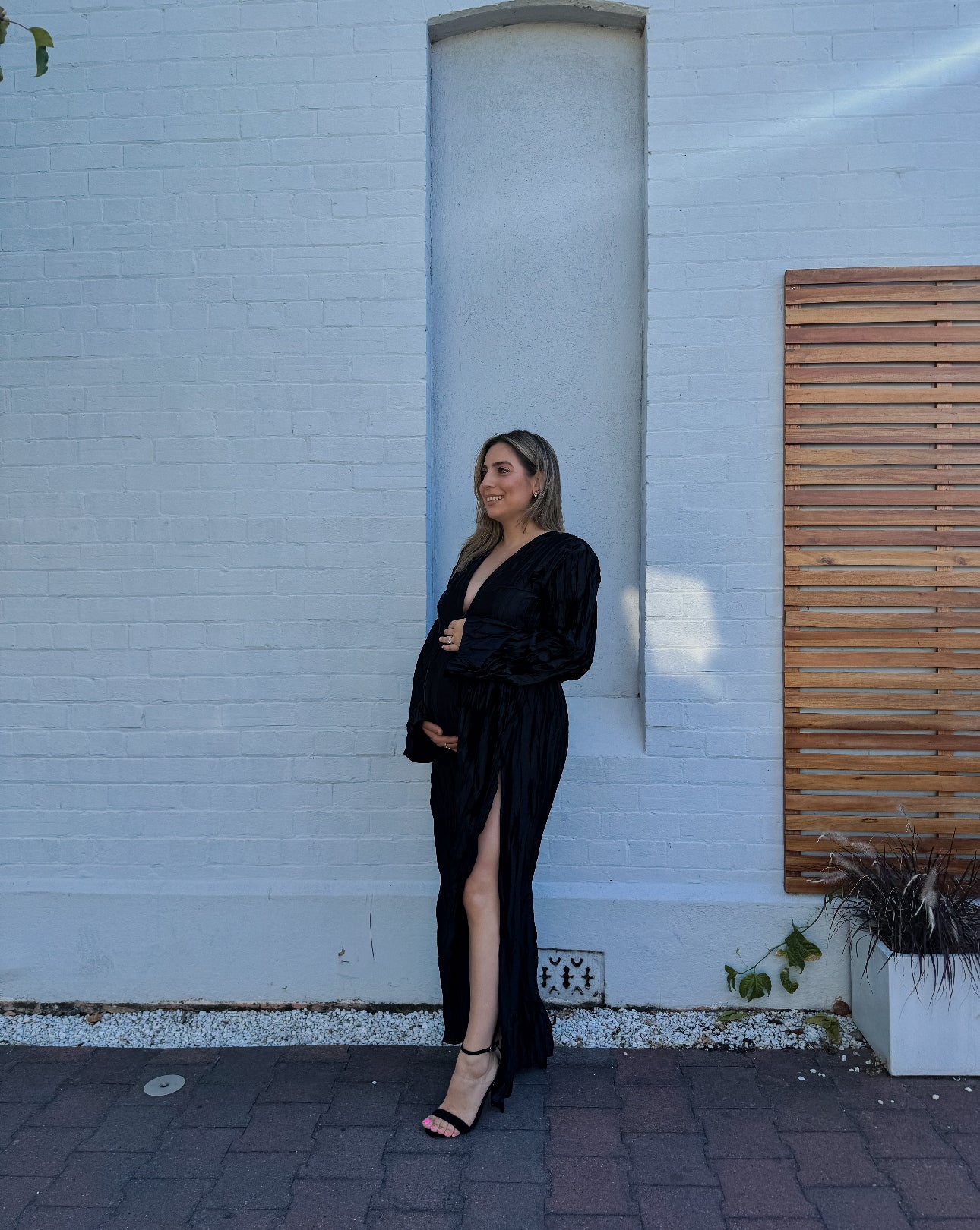 L'idée Costes Maxi Dress, Black