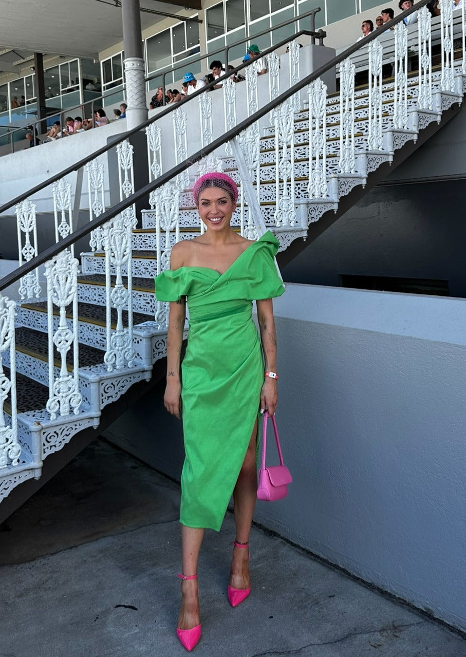 Rachel Gilbert Gia Dress, Green