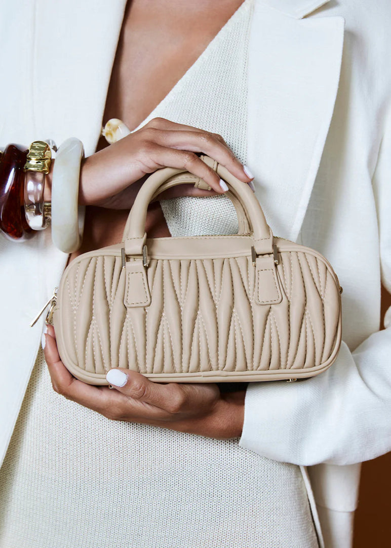 Tilda handle bag, oyster