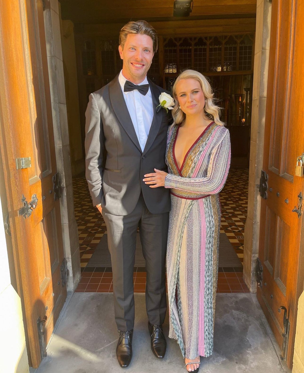 Missoni Sequinned Crochet Knit Maxi Dress
