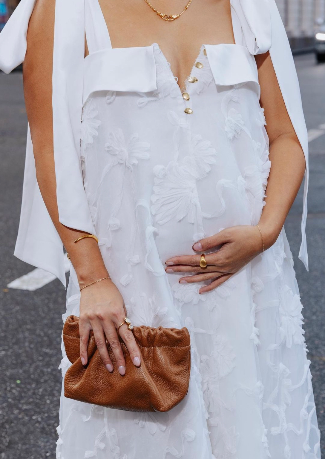 Aje Ursula Midi Dress, Ivory