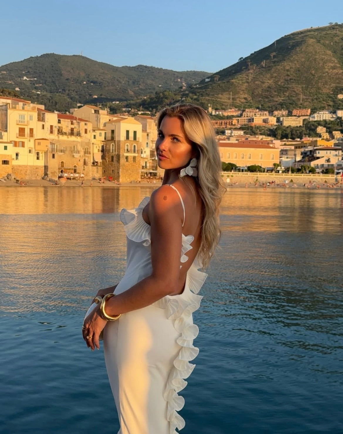 Delfi Delina Dress, Cream
