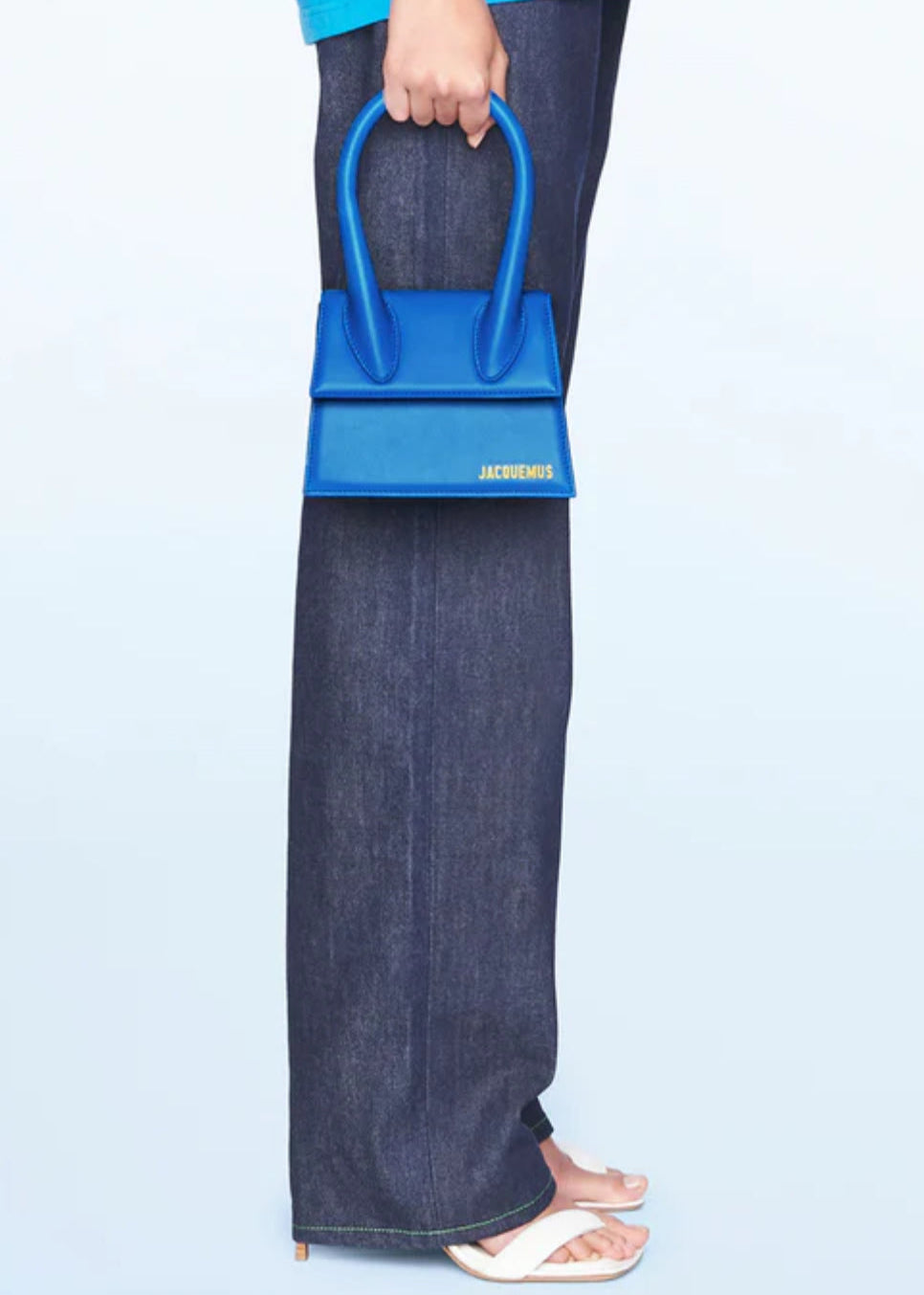 Jacquemus Le Chiquito Moyen, Blue – Plus One Dress Hire