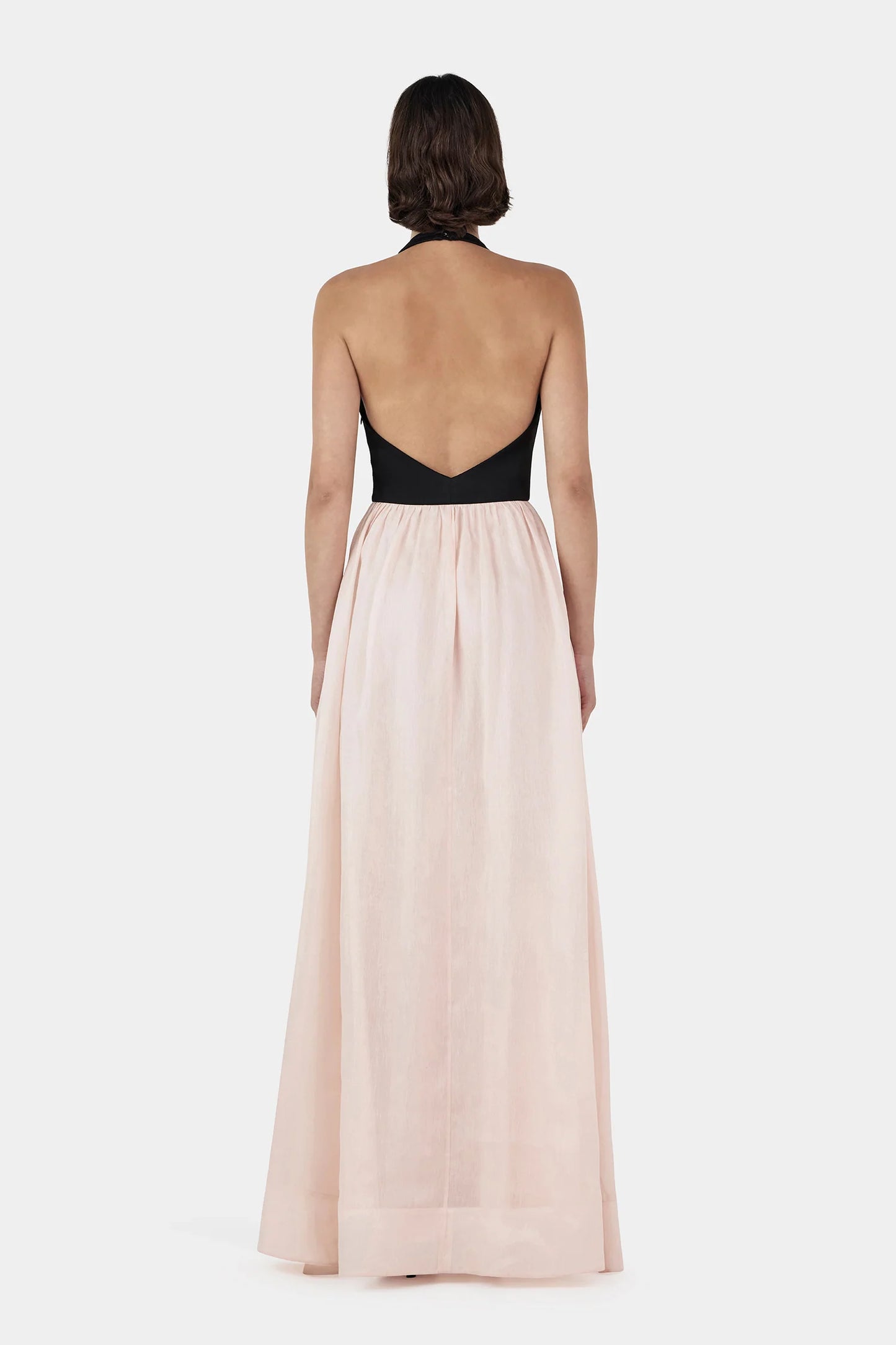 Calla Maxi Dress Black/Pink