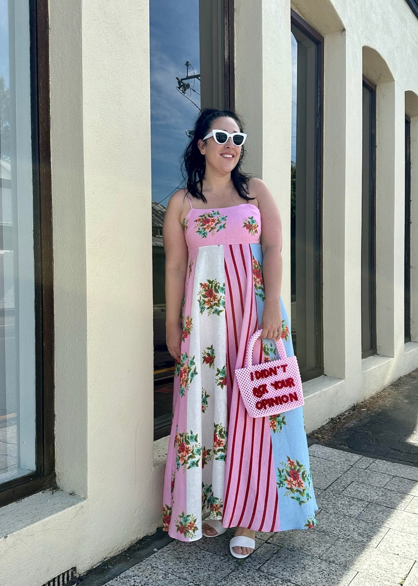 Aston Studio Rue Dress in Multi Bouquet