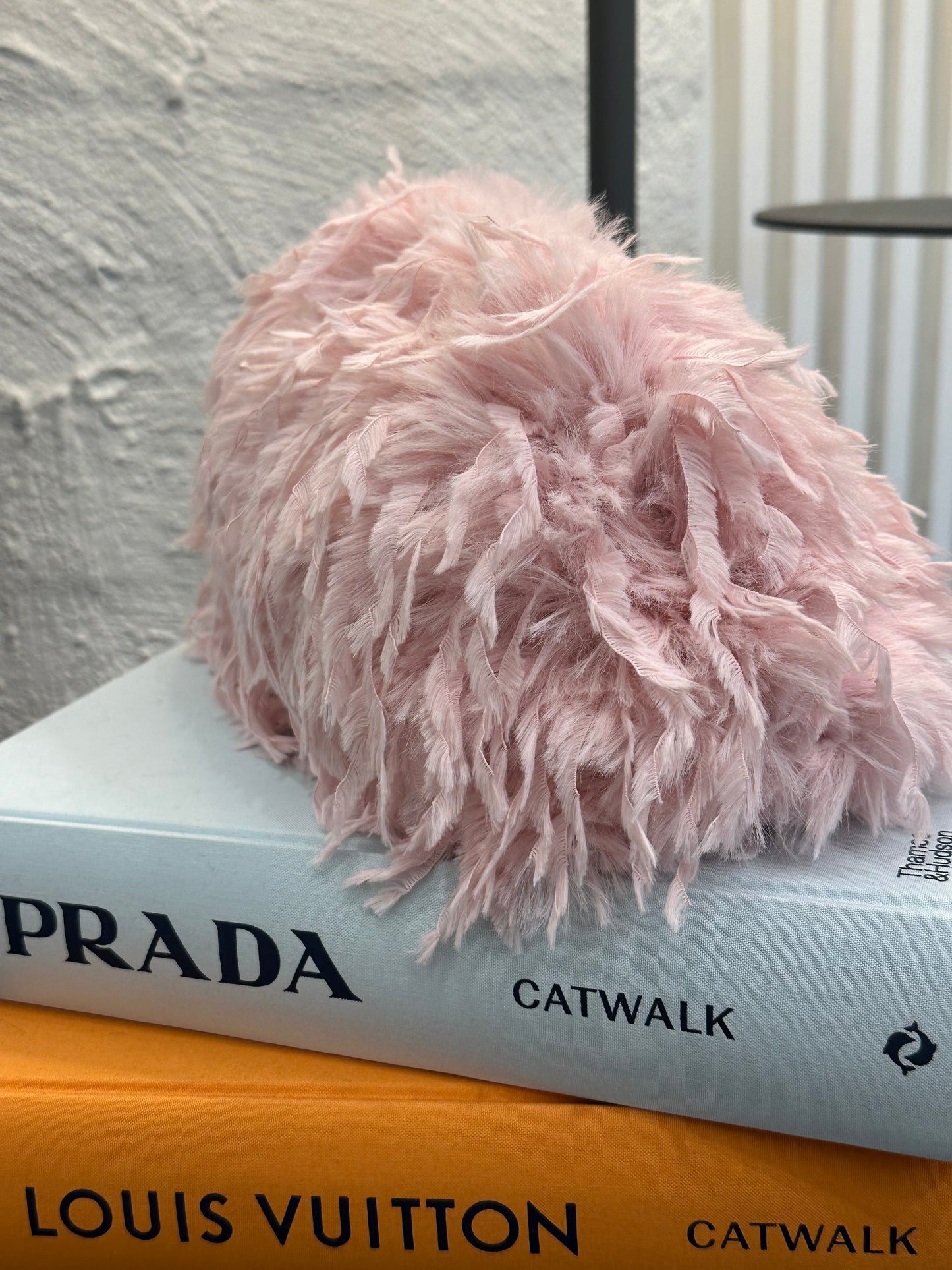 Feather Bag, Pale Pink