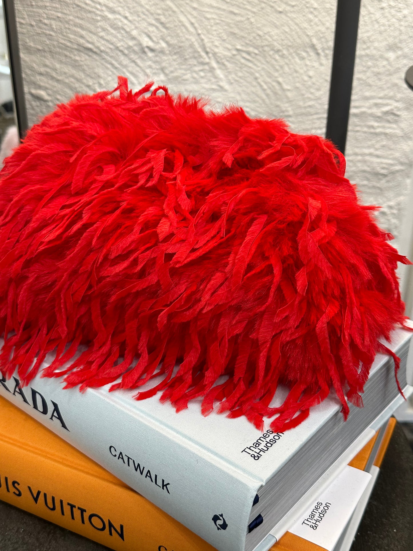 Feather Bag, Red