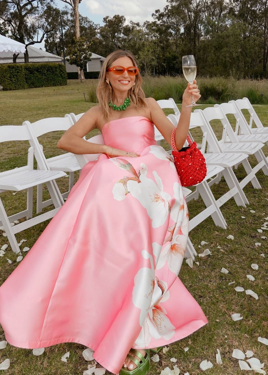 Aston Studios Audrey Dress in Parfait Bouquet