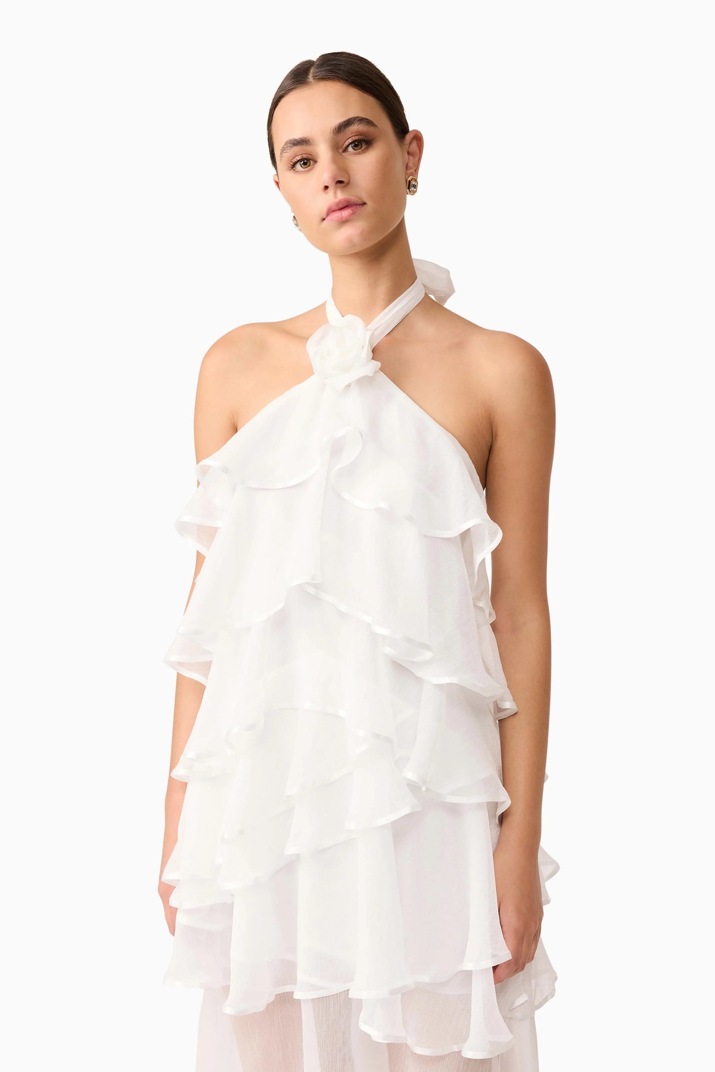 Elliatt Melissa Halter Maxi Dress, White