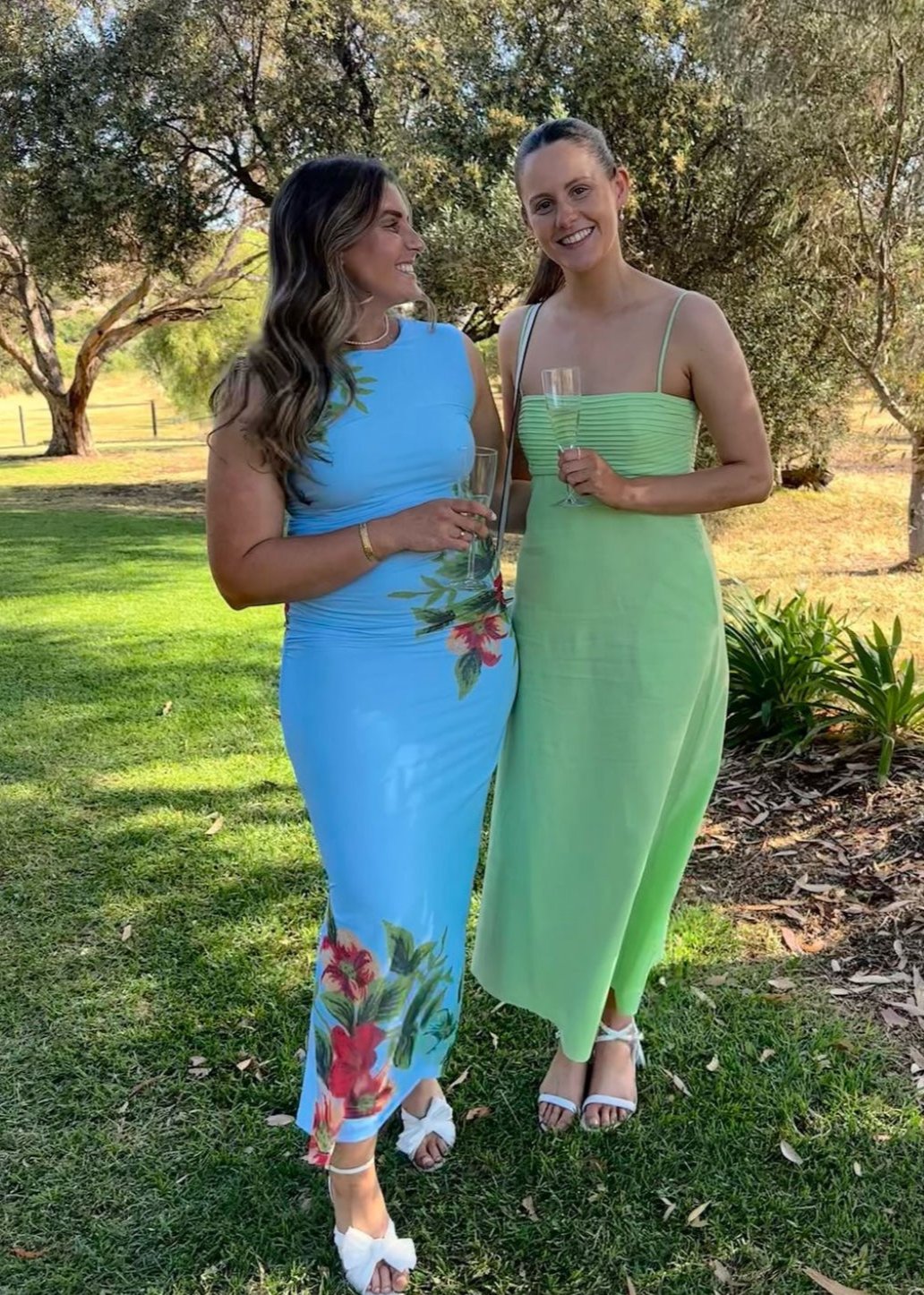Aston Studios Ariel Dress in Pool Bouquet
