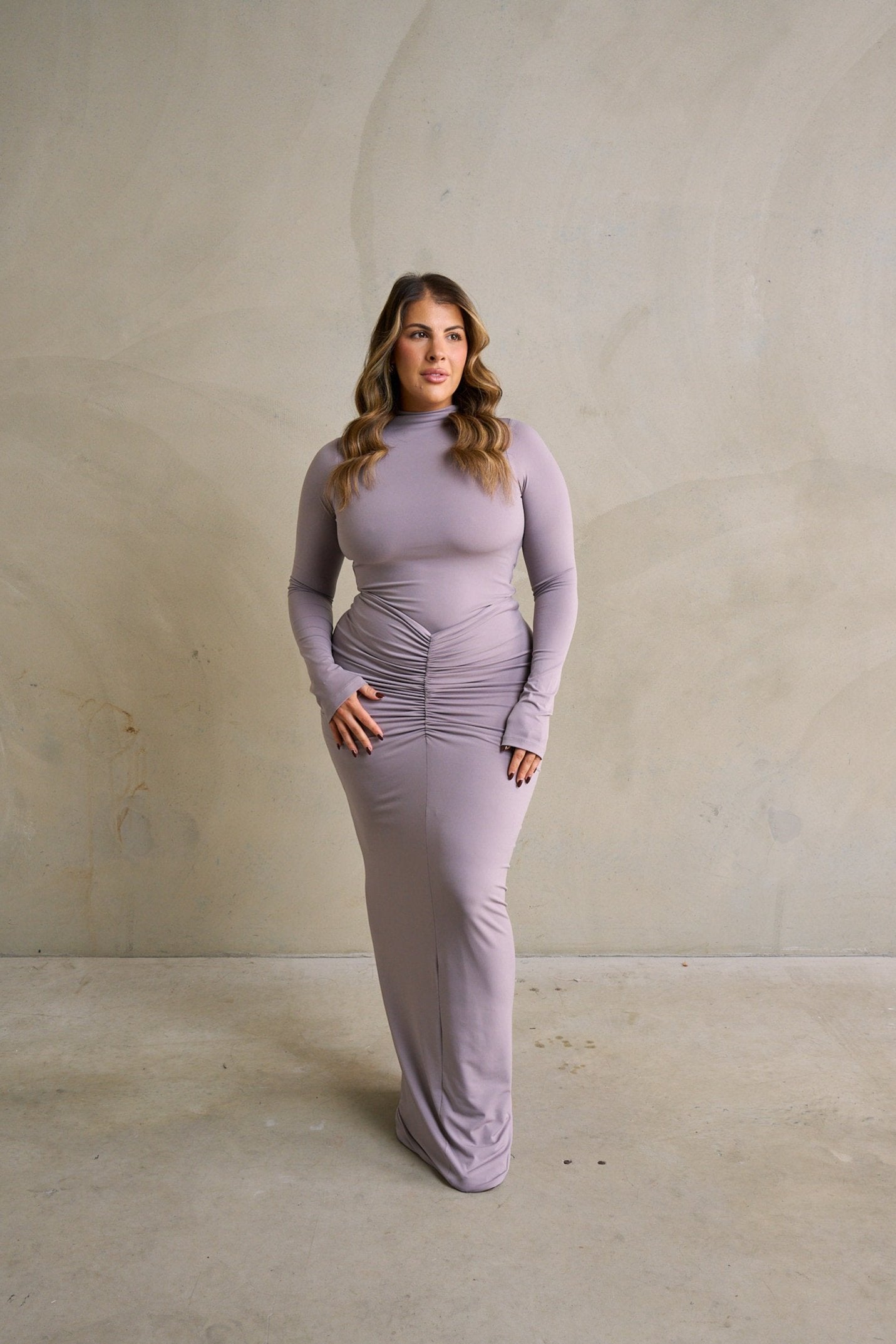 Effie Kats Kayson Maxi Skirt & Leotard, Ash