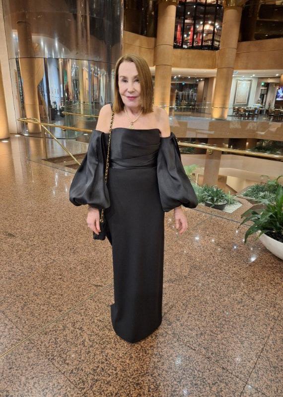 Solace London Carmen Maxi Dress, Black
