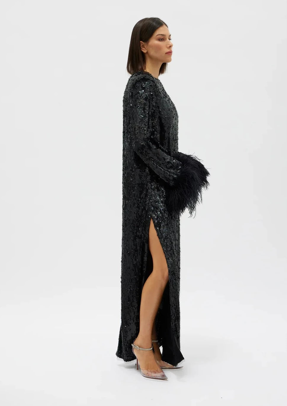Rachel Gilbert Xanthy Gown, Black