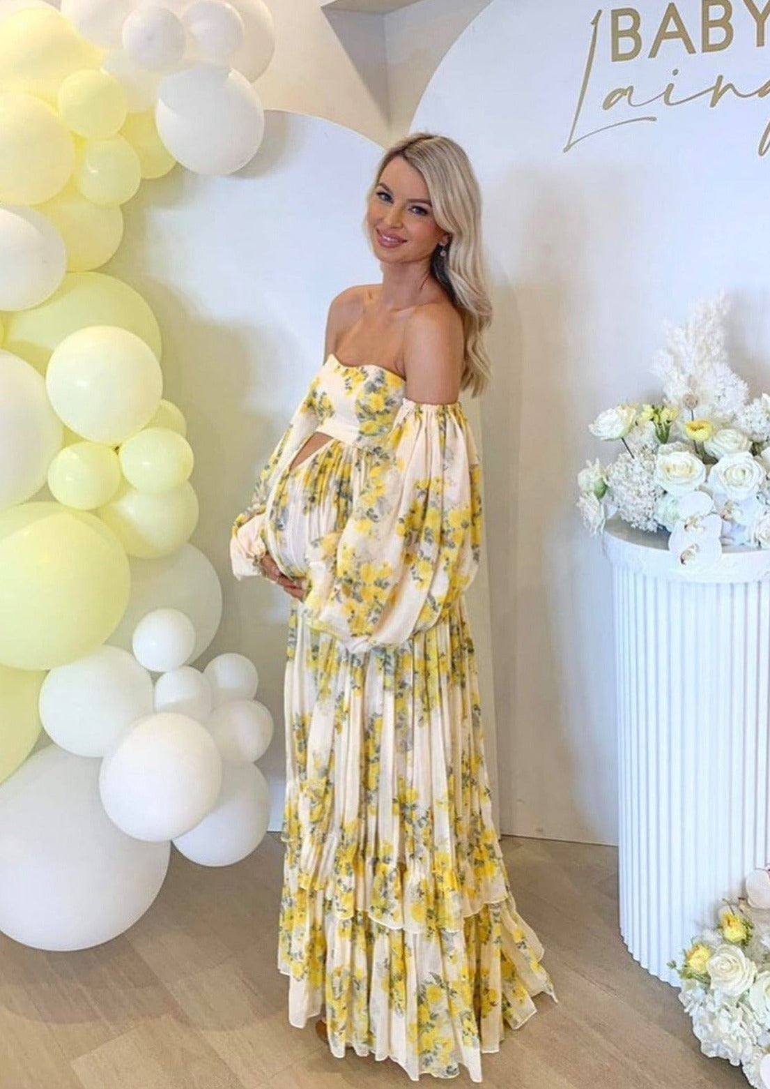 Rooh Collective Poppy Maxi Dress, Yellow