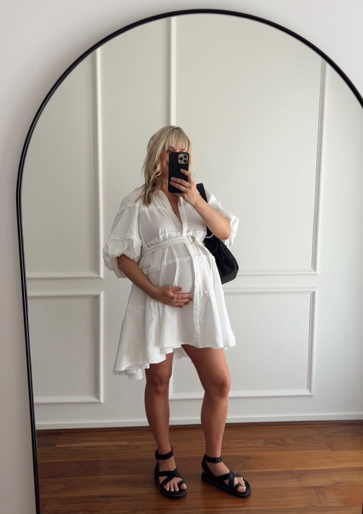 Acler Bowdon Dress, Ivory