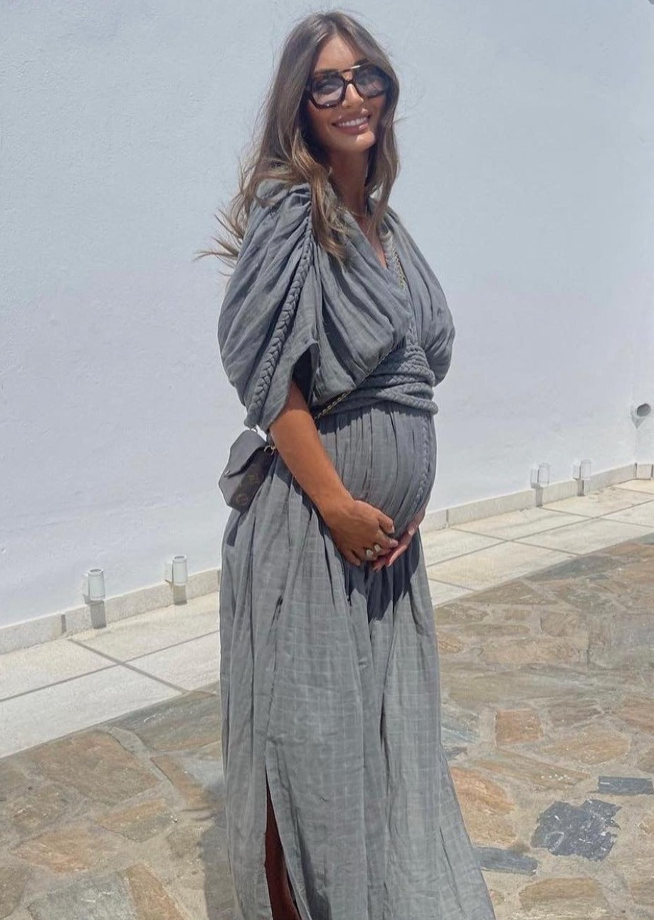 Chic Le Frique Ophelia Maxi Dress, Grey