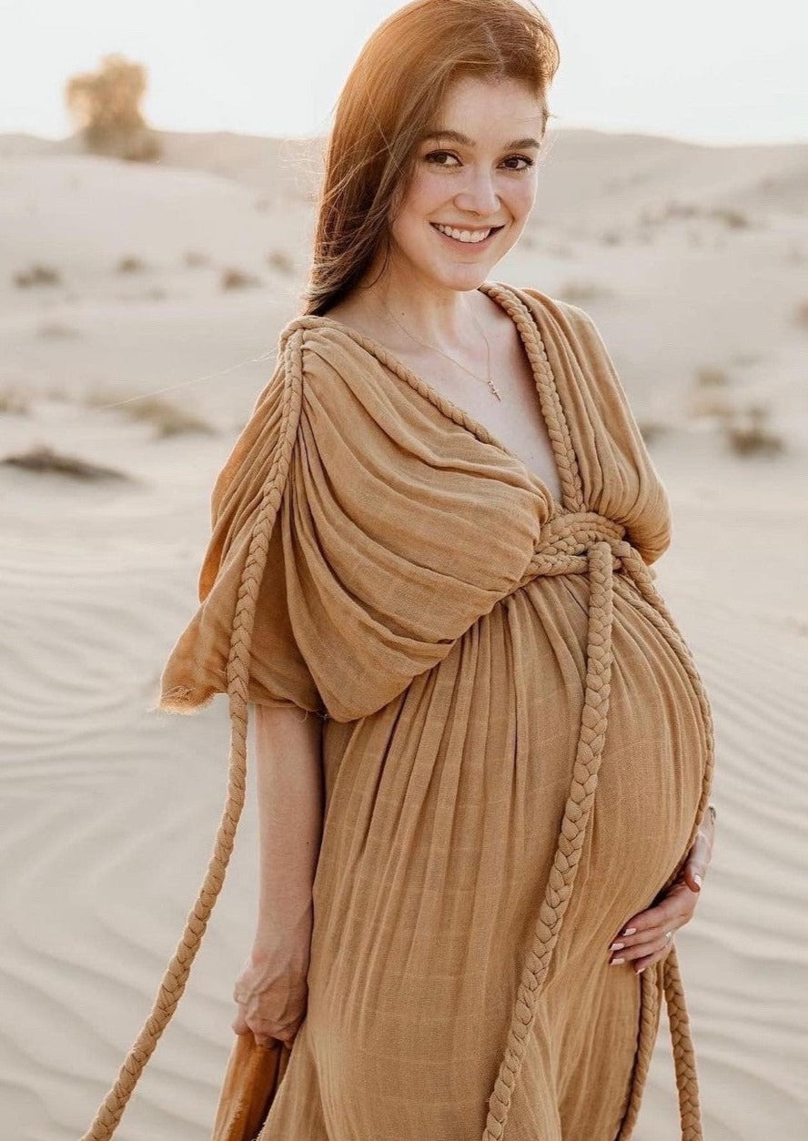 Chic Le Frique Ophelia Maxi Dress, Caramel