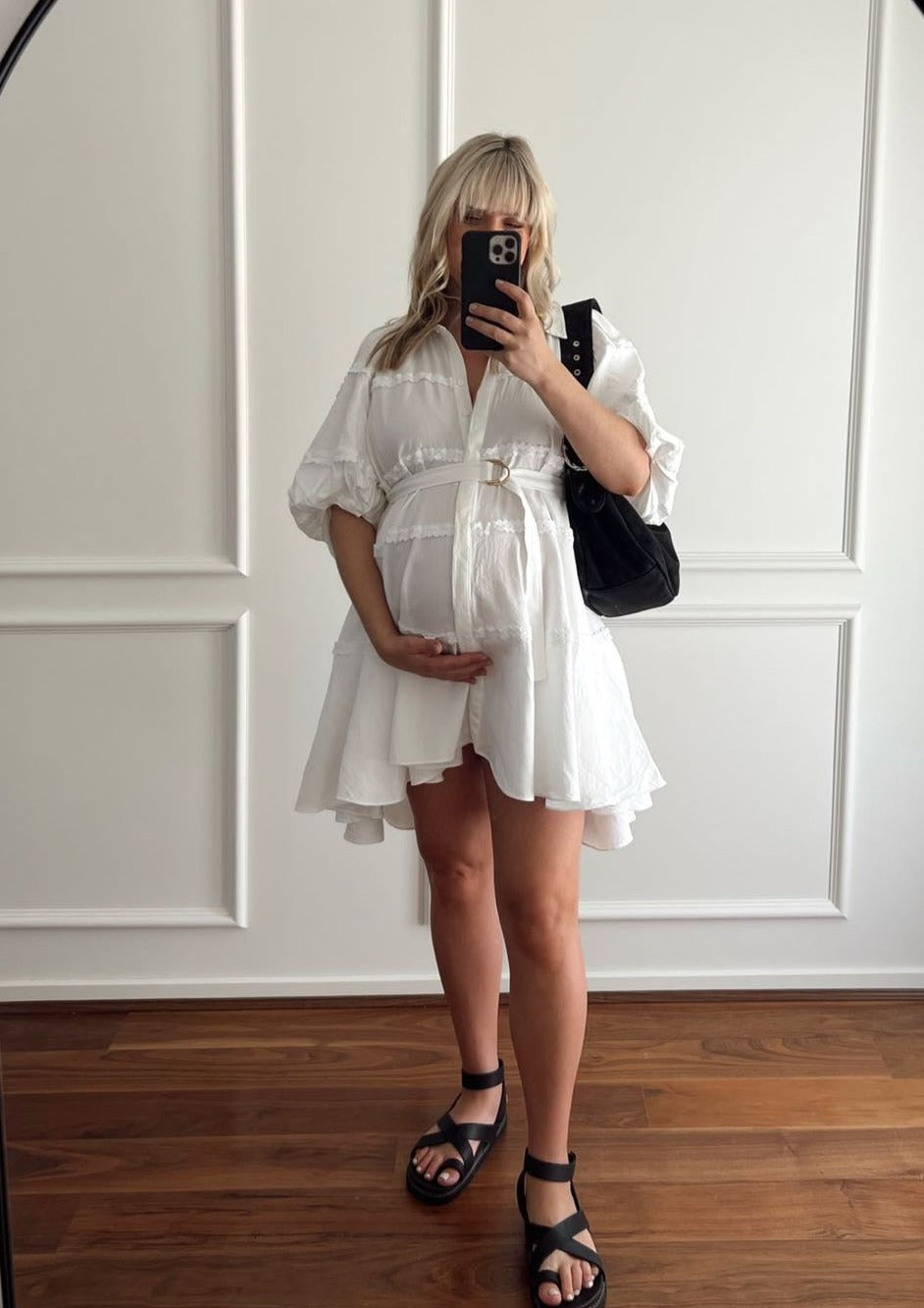 Acler Bowdon Dress, Ivory