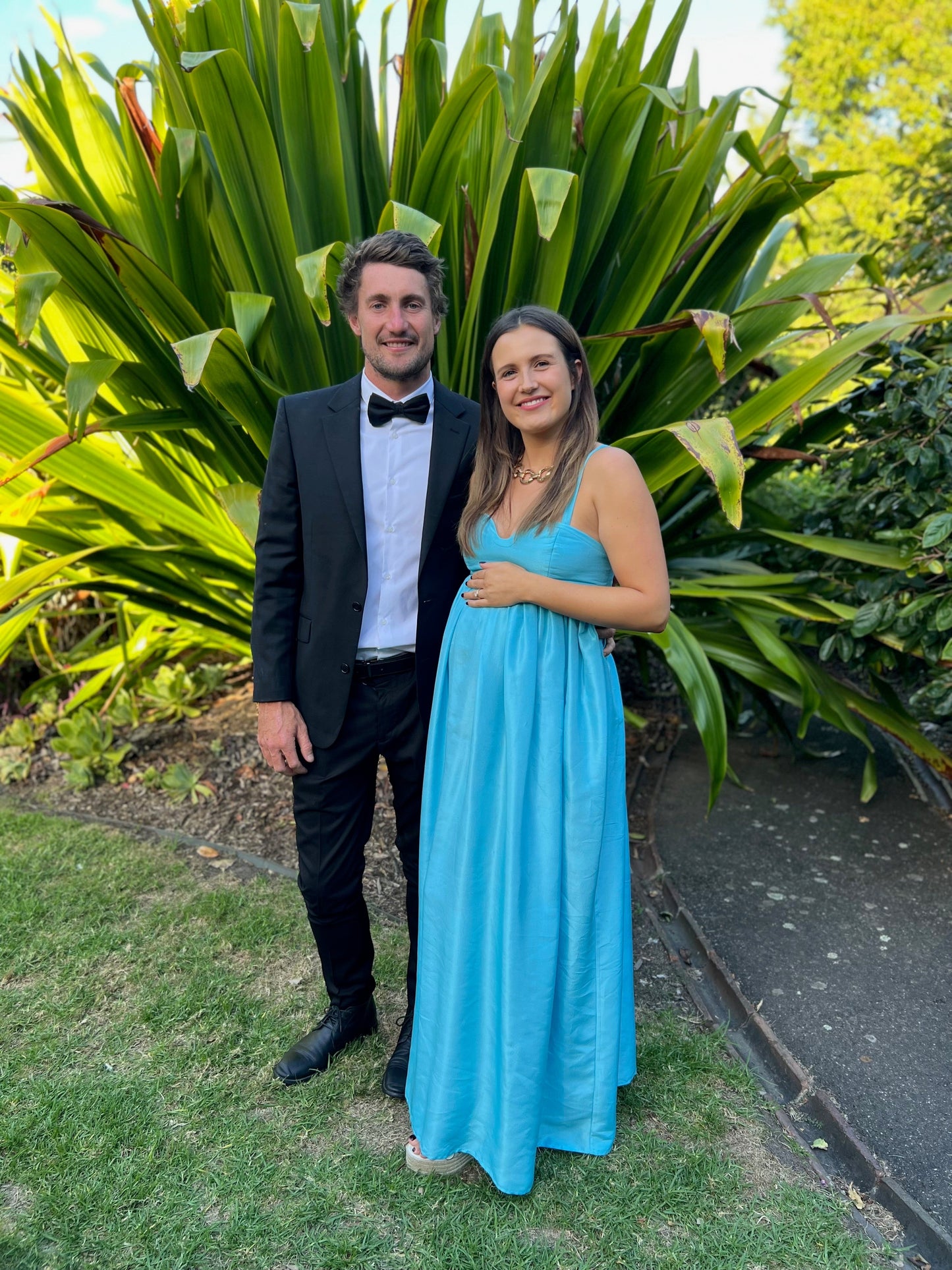 Oroton Bodice Gown, Blue