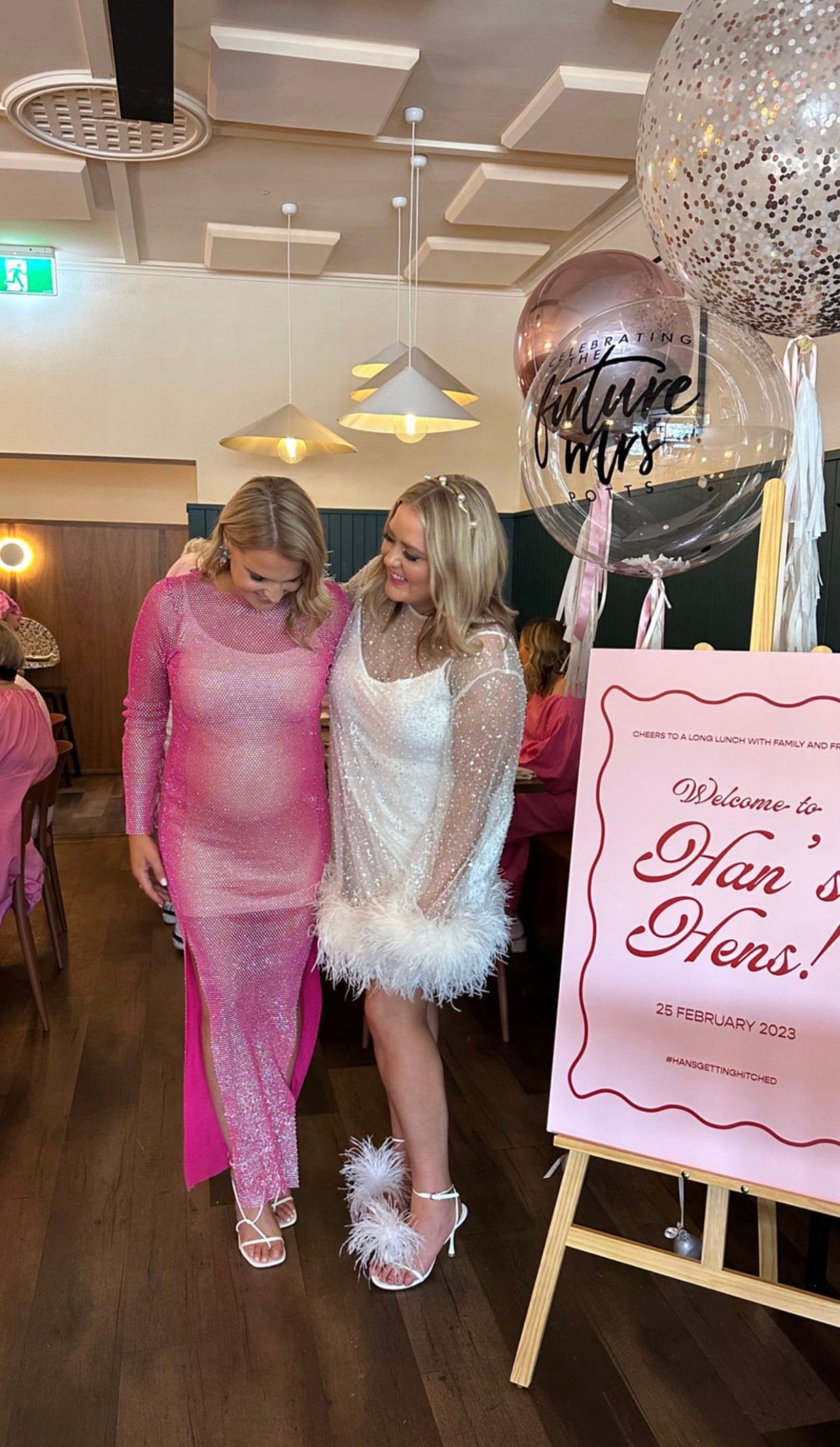 Santa Brands Diamond Maxi Dress, Pink