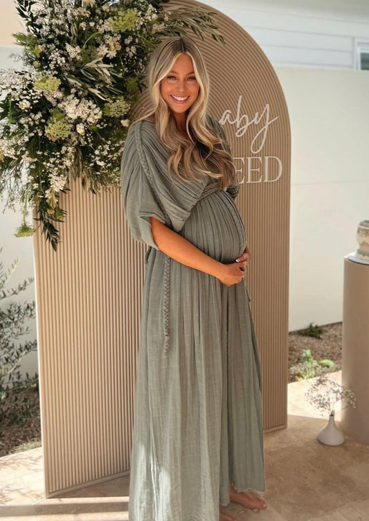 SALE Chic Le Frique Ophelia Maxi Dress, Grey