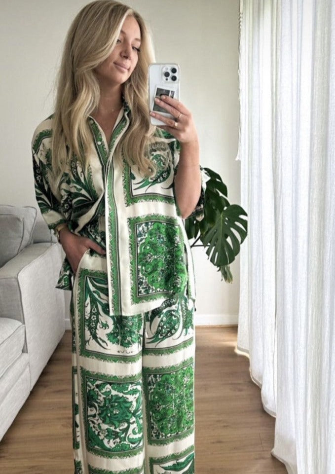 Alemais Lucille Lounge Set, Green