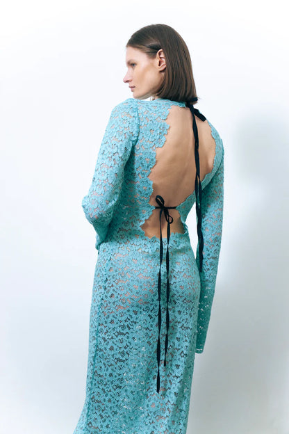 Kettel Lumio Lace Dress, Apple Green
