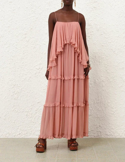 Zimmermann Luna Frilled Dress