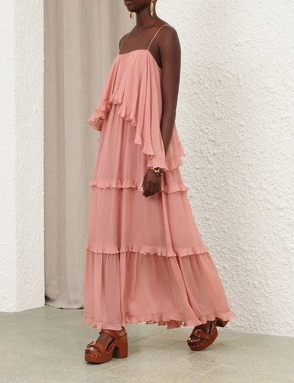 Zimmermann Luna Frilled Dress