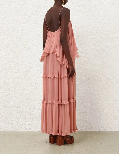 Zimmermann Luna Frilled Dress