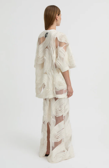 Delmare Top & Skirt,  Ivory