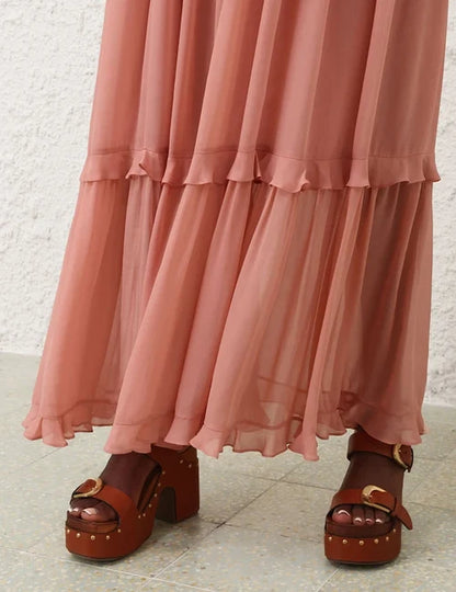 Zimmermann Luna Frilled Dress