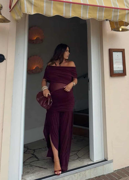 Otto Maxi Dress, Plum