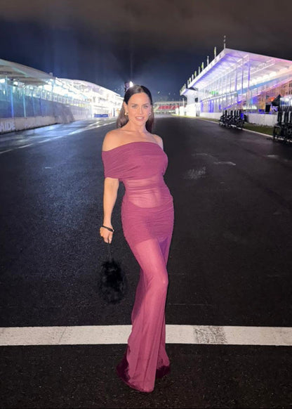 Windsor Gown, Burgundy