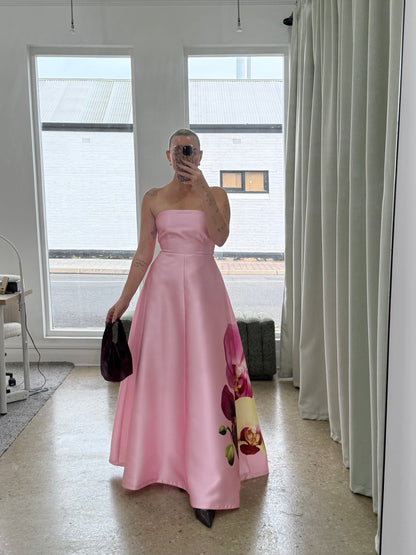 Aston Studios Audrey Dress in Icing Phalae