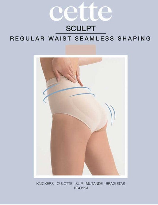 Regular Waist Seamless Shaping Knickers, Nude