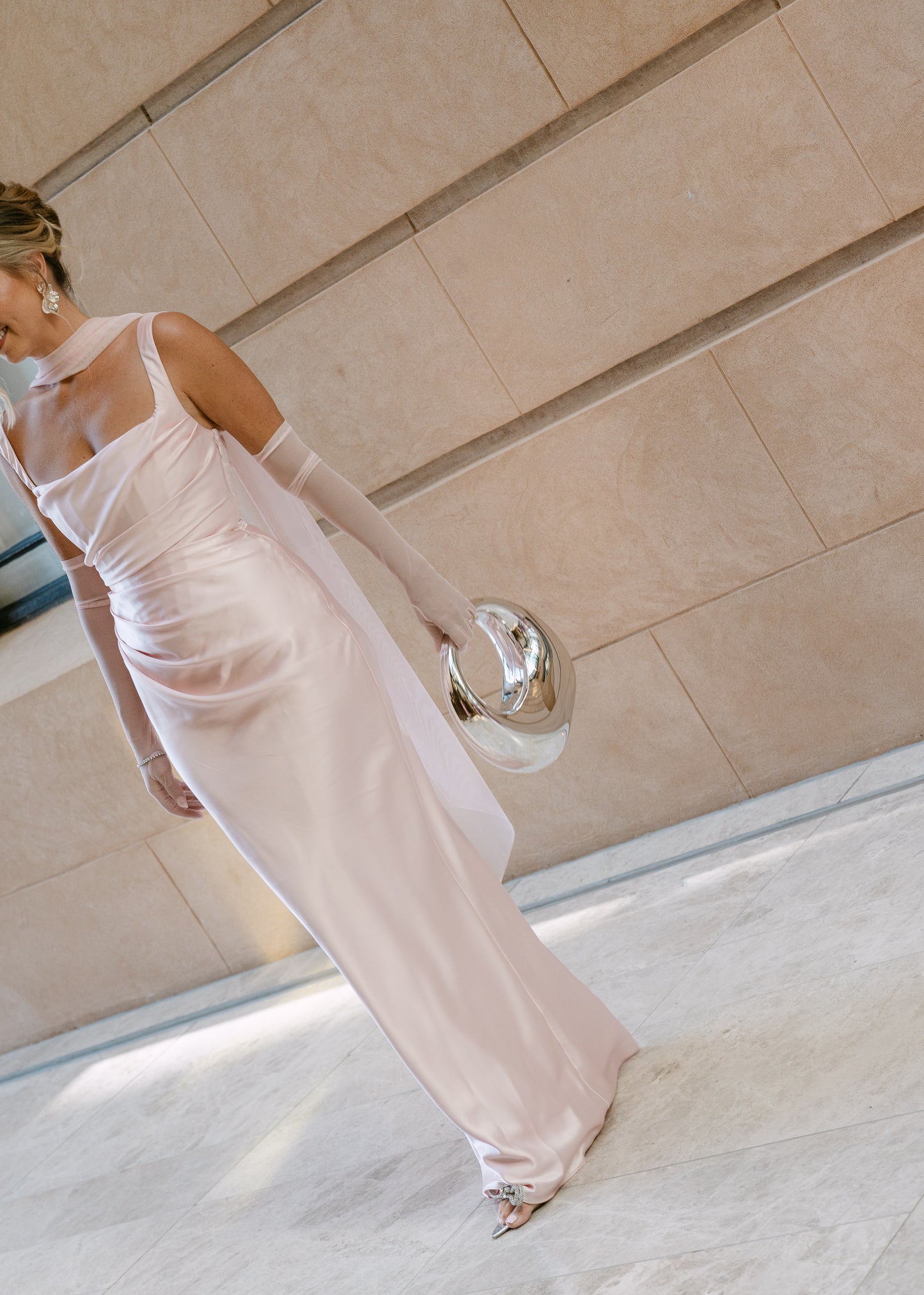 Calanthe Maxi Dress, Blush