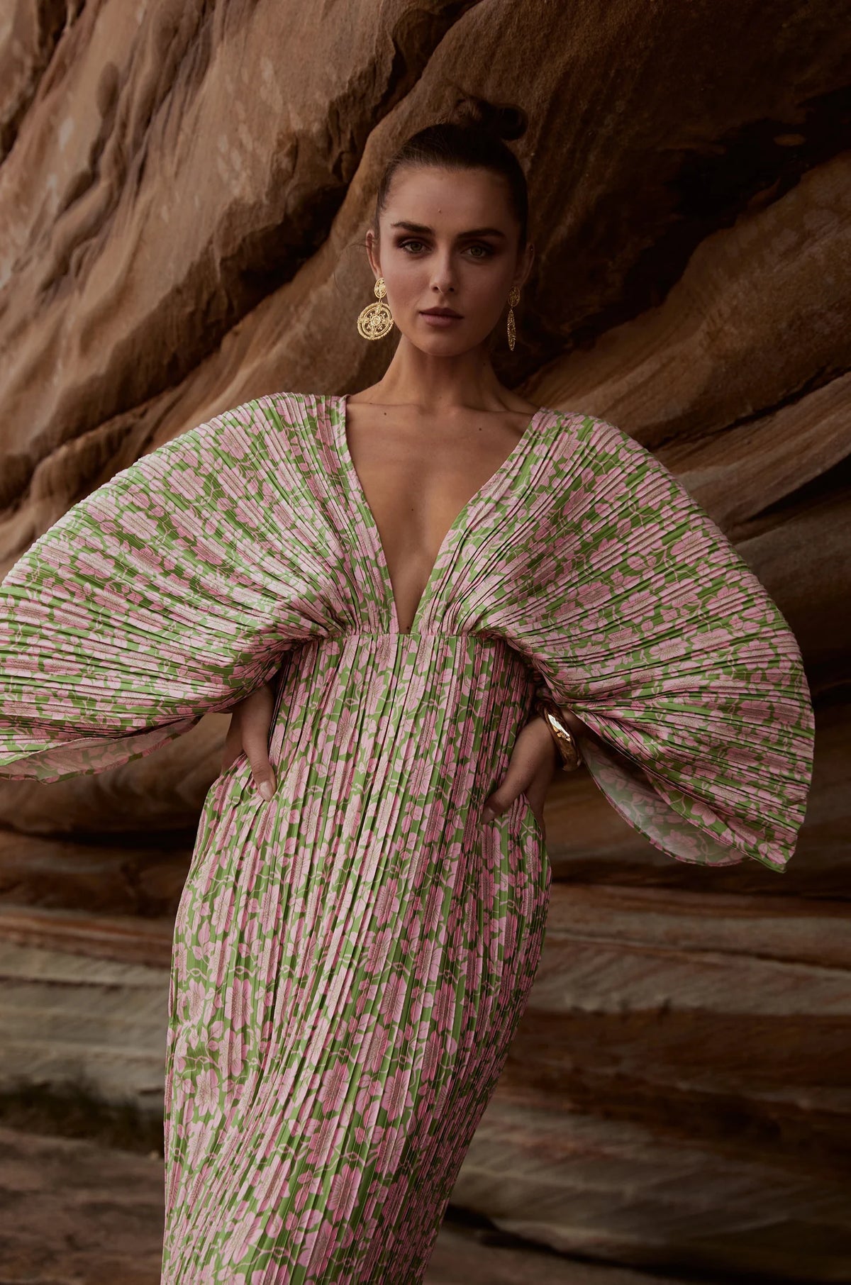 Sonya Moda Gianna Pleat Dress