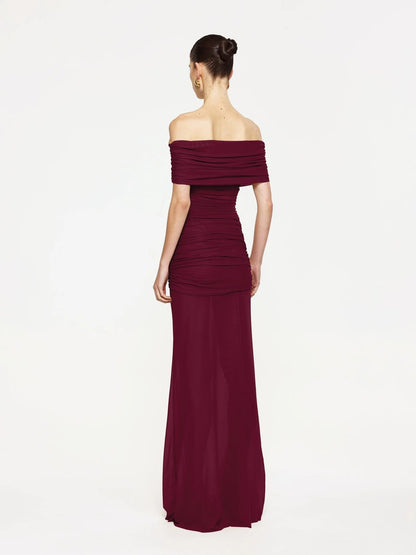 Windsor Gown, Burgundy