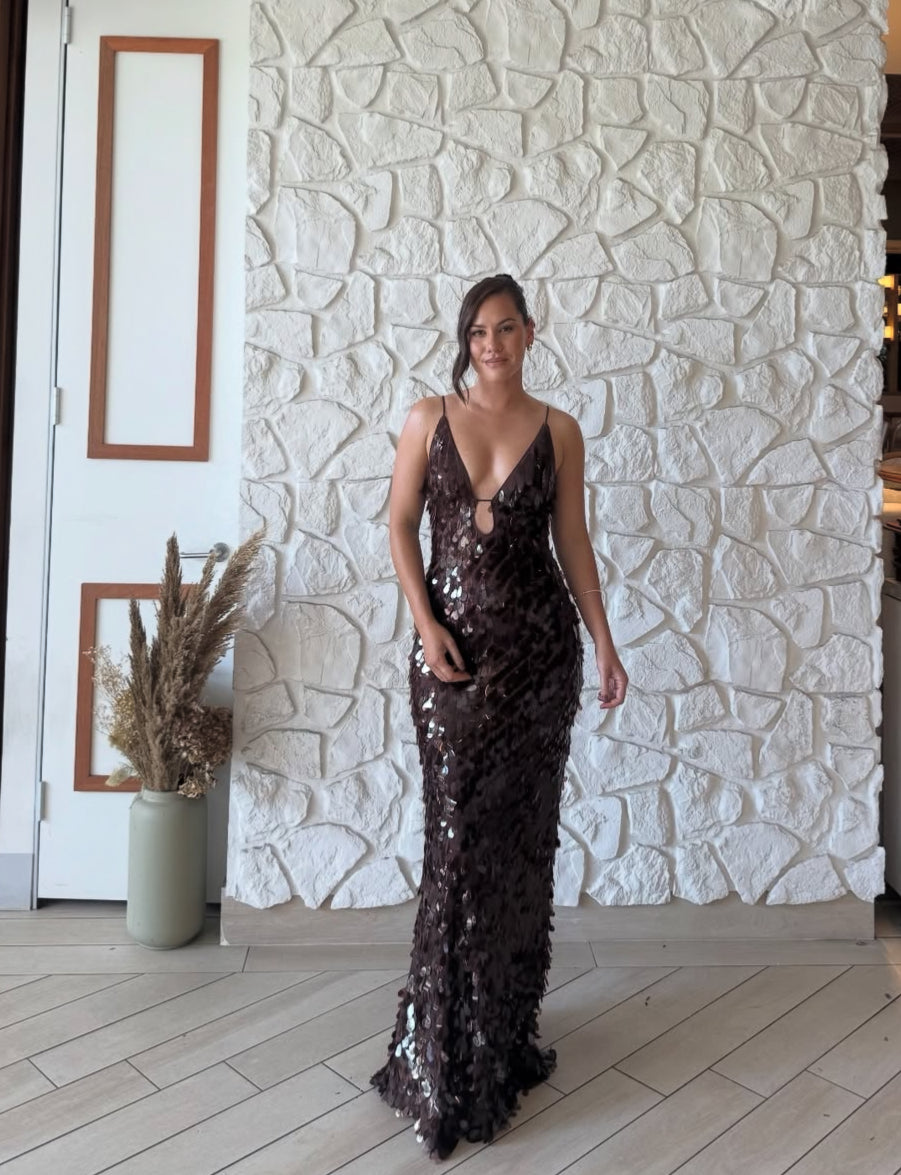 Misha The Sapphire Sequin Dress