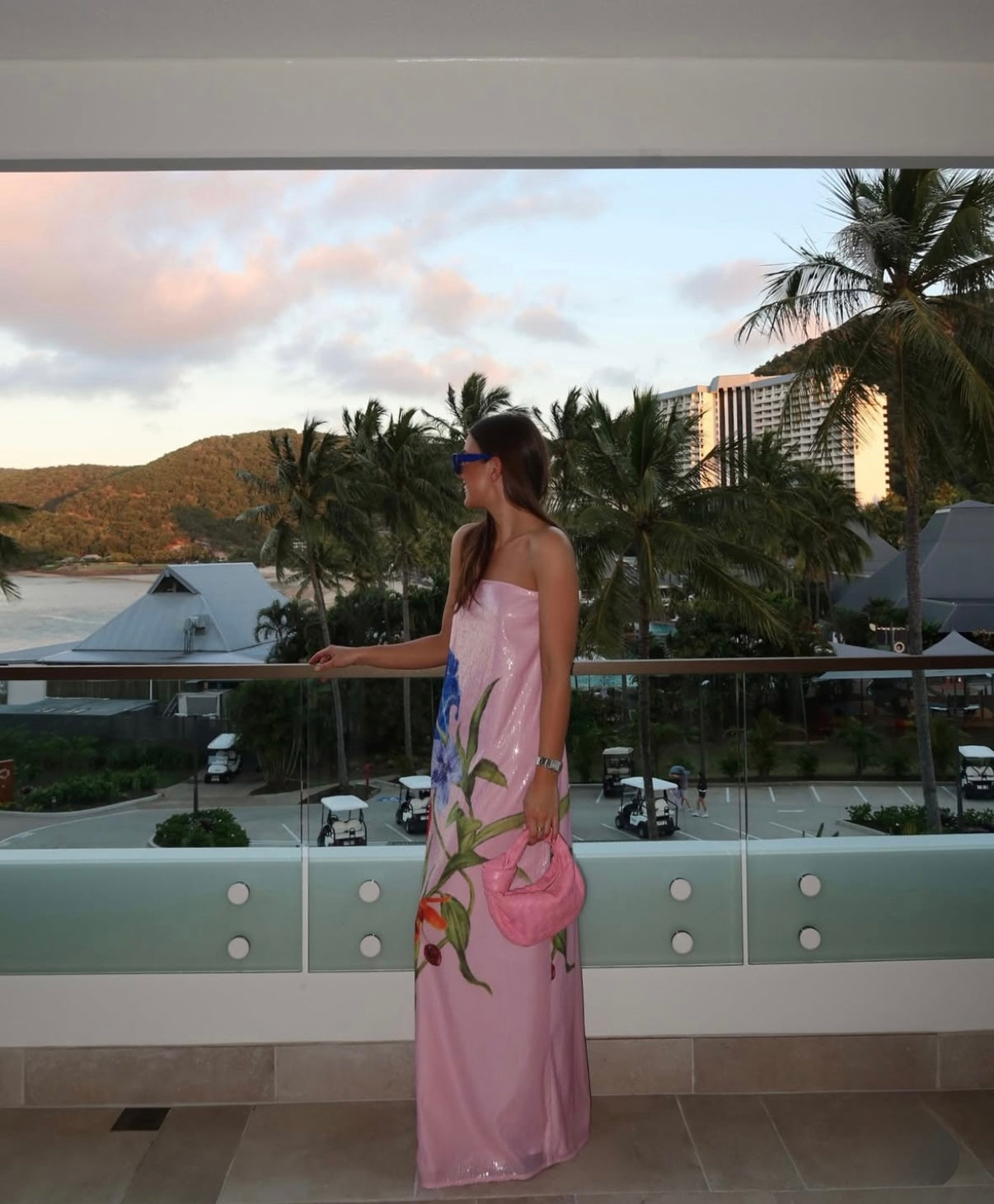 Roame Bianca Strapless Sequin Maxi Dress