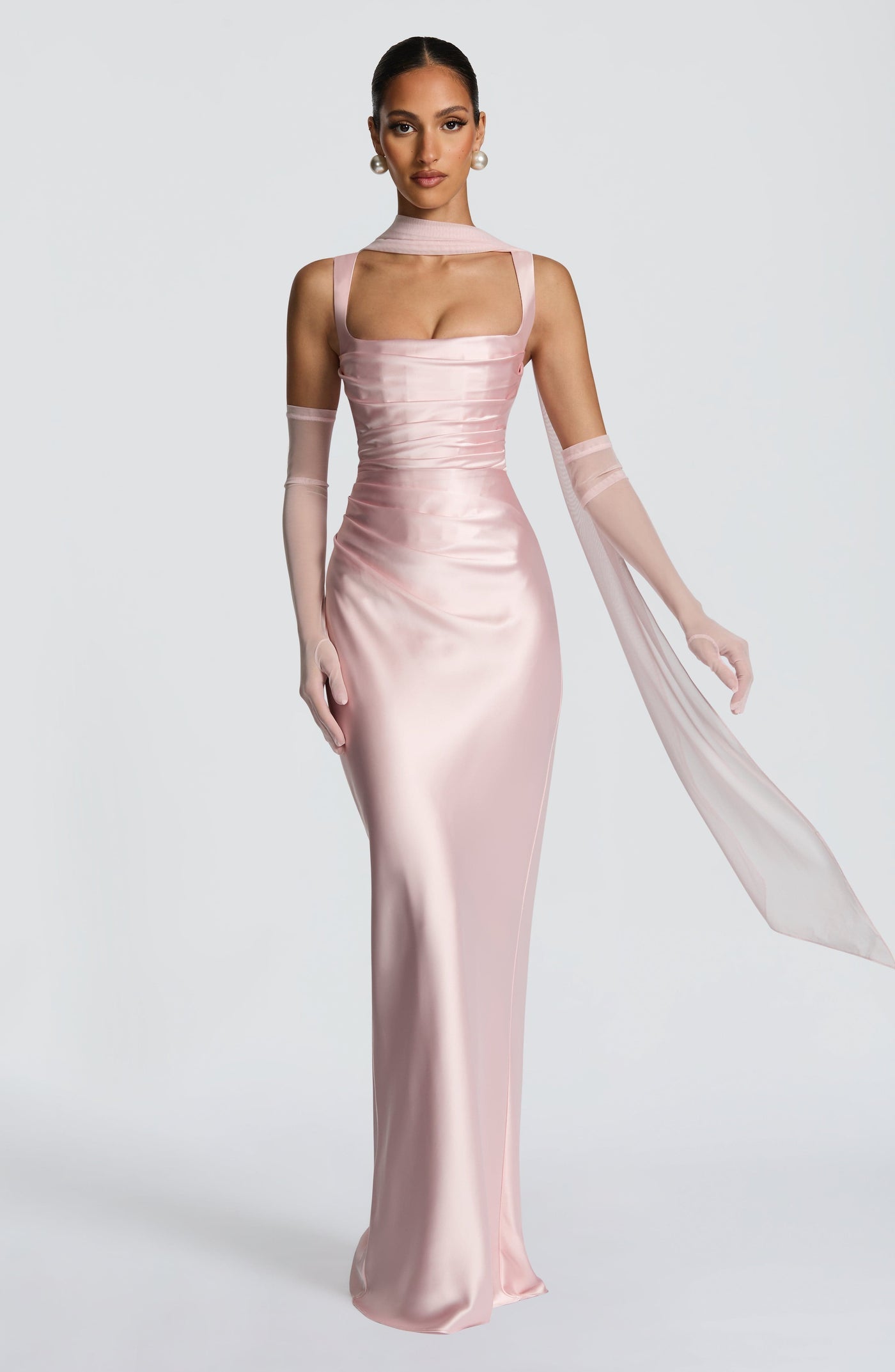 Calanthe Maxi Dress, Blush