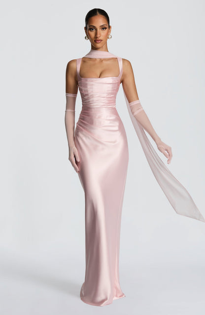 Calanthe Maxi Dress, Blush
