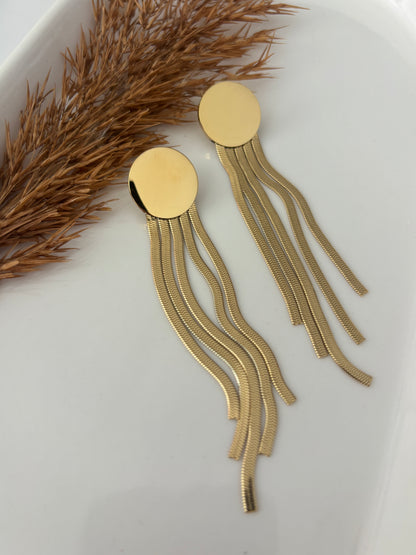 Statement Tassel Earring (Gold & Silver)