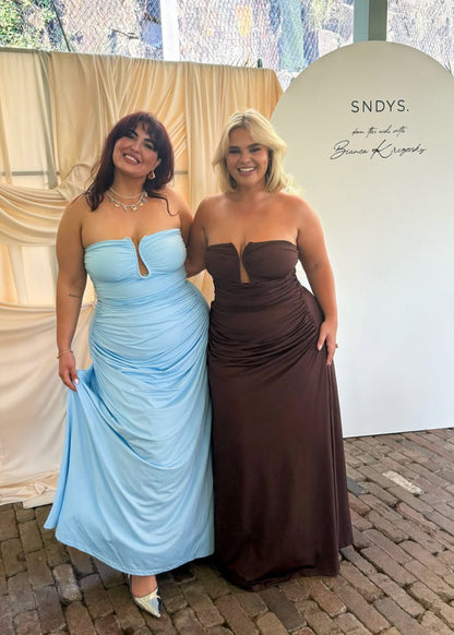 Lilana Maxi Dress, Blue