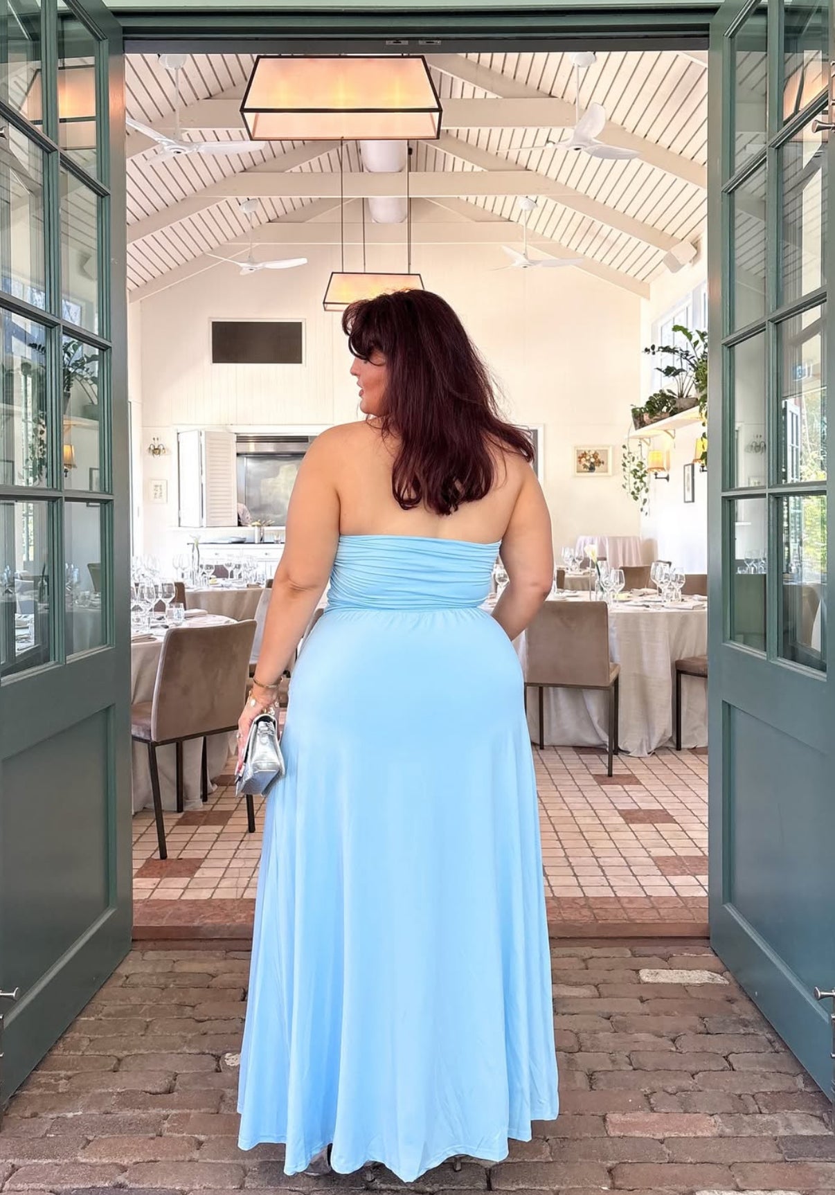 Lilana Maxi Dress, Blue