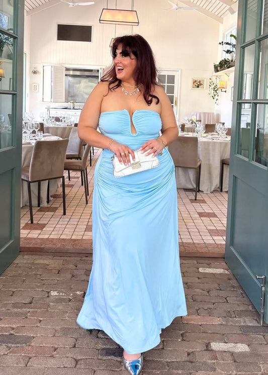Lilana Maxi Dress, Blue